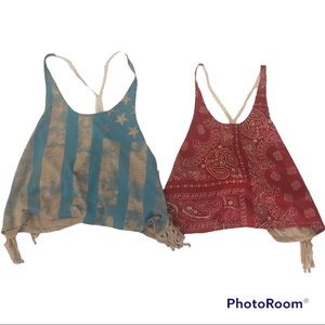 Forever 21 patriotic western tops festival stagecoach